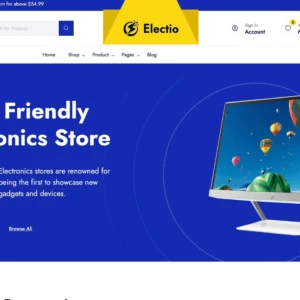 Electronics Shop - WordPress Website