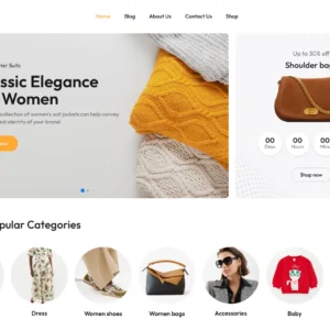 Trendy Apparel Store - WordPress Website