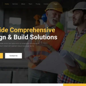 Construction & Renovation - WordPress Website