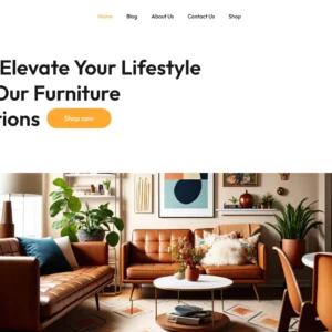 Modern Furniture & Home Decor - WordPress Website