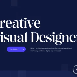 Creative Visual Designer - WordPress Website
