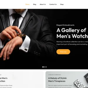 Luxury Timepieces - WordPress Website