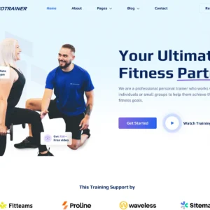 Personal Trainer - WordPress Website