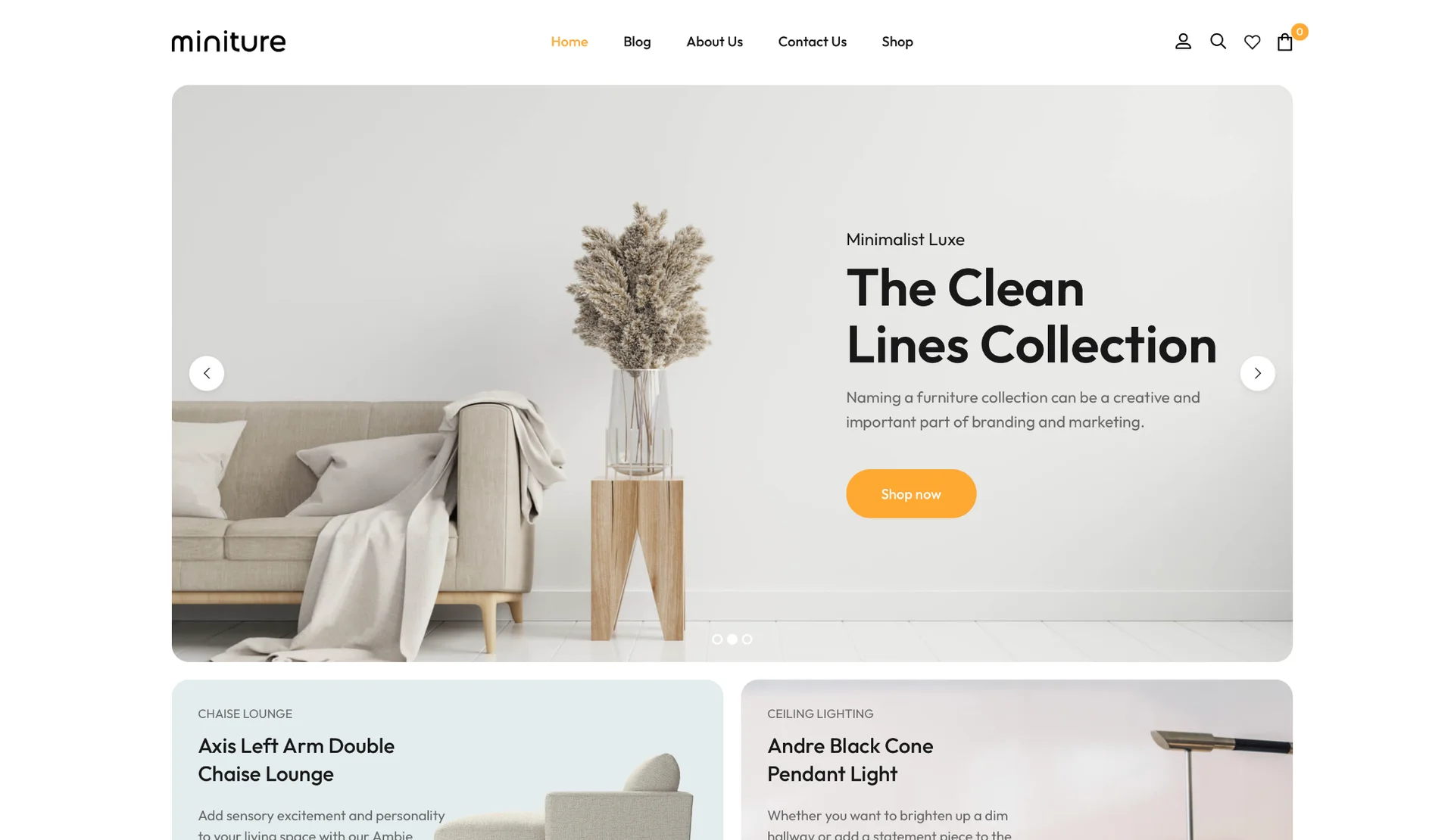 wordpress-furniture-shop-hero-section