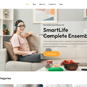 Smart Home & Automation - WordPress Website