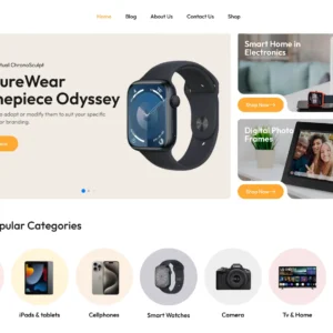 Electronics & Home Appliances - WordPress Website