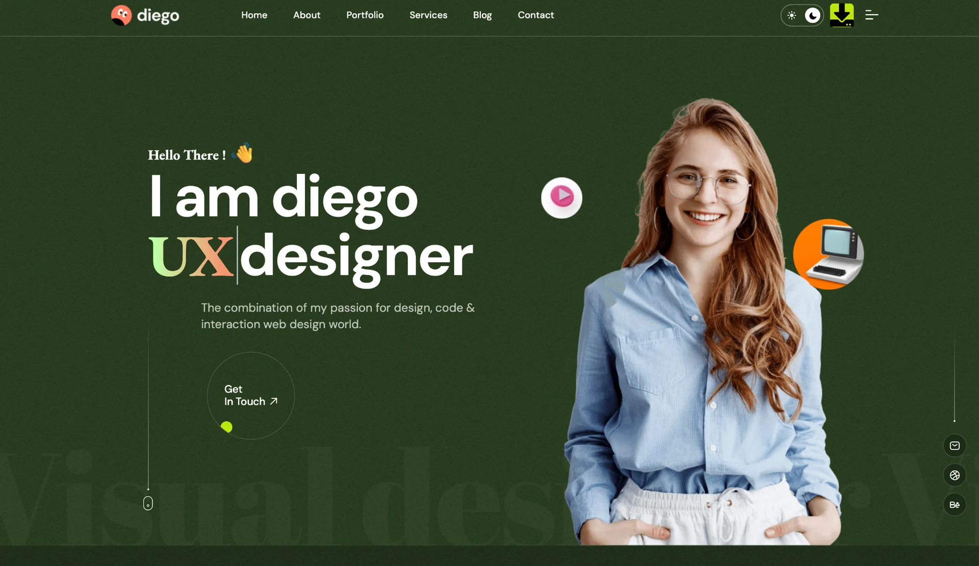 wordpress-ux-designer-hero-section