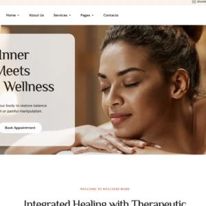 Massage & Spa Center - WordPress Website
