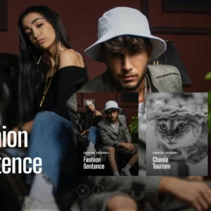 Fashion Editorial Portfolio - WordPress Website