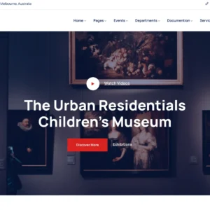 City Museum & Exhibition - WordPress Website
