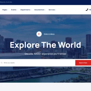 City Travel & Tourism Guide - WordPress Website
