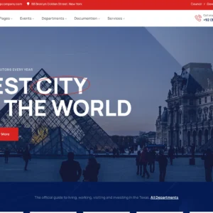European City Government - WordPress Website
