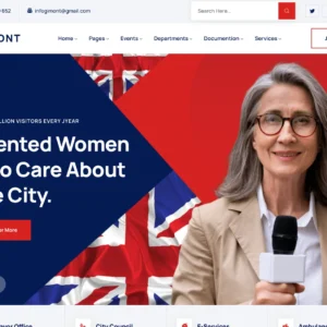 City Mayor & Political Leadership - WordPress Website