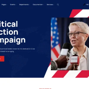 Political Campaign & Election - WordPress Website