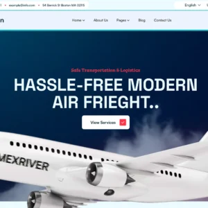 Air Cargo & Freight Management - WordPress Website