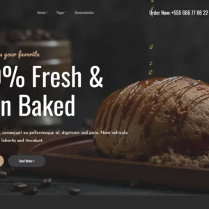 Bakery & Pastry Shop - WordPress Website