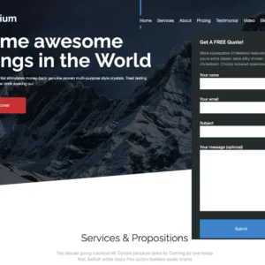 Landing Page & Lead Generation - WordPress Website