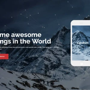 Dark Fantasy & Game Landing - WordPress Website