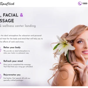 Spa & Wellness Retreat - WordPress Website