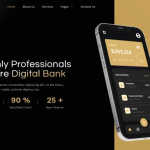 Online Banking & Finance - WordPress Website