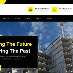 Construction & Building Services - WordPress Website