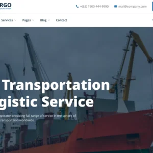 Cargo & Freight Logistics - WordPress Website