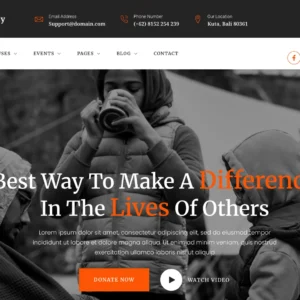 Charity & Nonprofit Organization - WordPress Website