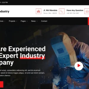 Industrial Manufacturing Solutions - WordPress Website