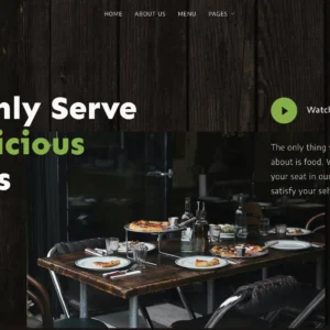 Restaurant & Food Delivery - WordPress Website