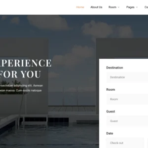 Hotel & Resort Booking - WordPress Website