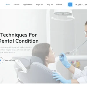 Dental Clinic & Oral Care - WordPress Website