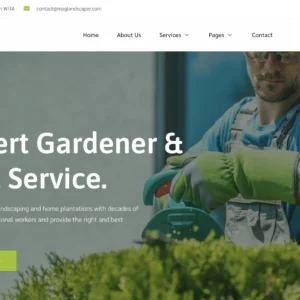 Landscaping & Garden Design - WordPress Website
