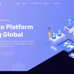 Cryptocurrency & Blockchain Platform - WordPress Website