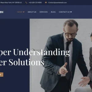 Law Firm & Legal Services - WordPress Website