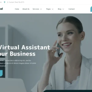 Virtual Assistant & Remote Services - WordPress Website