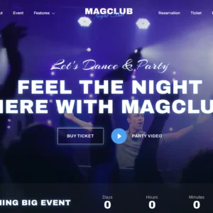 Night Club & Entertainment Venue - WordPress Website