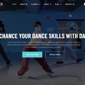 Dance School & Studio - WordPress Website