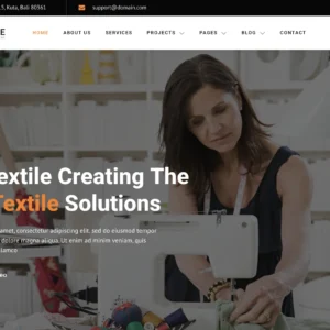 Textile & Fabric Manufacturing - WordPress Website