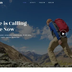 Adventure Tours & Outdoor Travel - WordPress Website