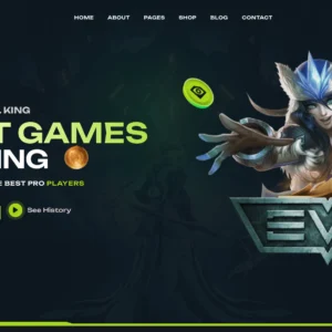 NFT Gaming & Esports Platform – WordPress Website