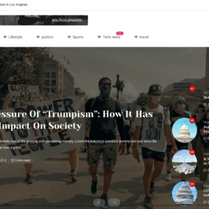 Political News & Social Issues – WordPress Website