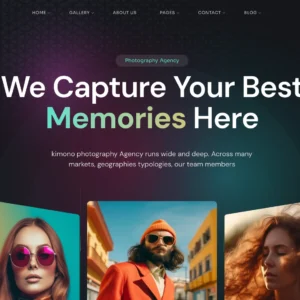 Creative Photography Agency - WordPress Website