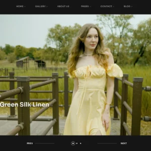 Outdoor Fashion Portfolio - WordPress Website