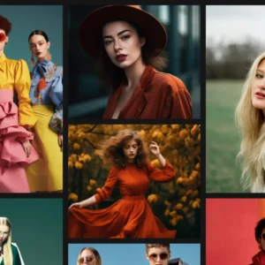 Fashion Lookbook Portfolio - WordPress Website