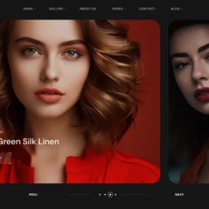 Beauty Photography Portfolio - WordPress Website