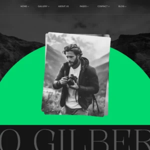 Creative Photography Portfolio - WordPress Website