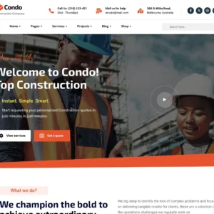 Engineering & Building Projects - WordPress Website