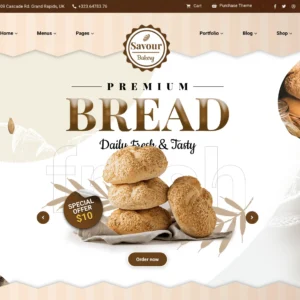 Artisan Bakery & Pastry - WordPress Website