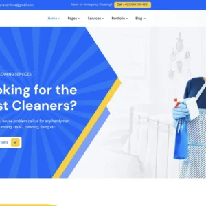 Cleaning Services - WordPress Website