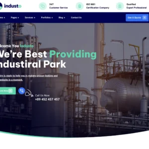 Industrial Park Services - WordPress Website